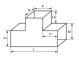 Тройник прямоугольный (тип 1)