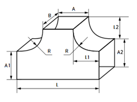 Тройник прямоугольный (тип 2)
